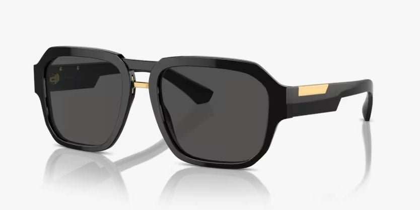 Dolce & Gabbana DG4464 501/87 - Si̇yah Unisex Güneş Gözlüğü