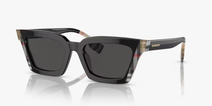 Burberry  0BE4392U - Briar 405587 - Black/vintage check Kadın Güneş Gözlüğü