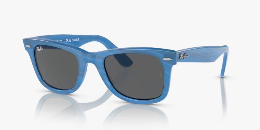 Ray-Ban RB2140 1409B1 - Photo çizgili mavi Unisex Güneş Gözlüğü