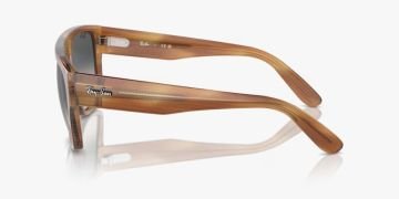 Ray-Ban RB0360S 140371 - Çizgili kahverengi Unisex Güneş Gözlüğü