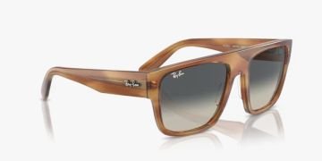 Ray-Ban RB0360S 140371 - Çizgili kahverengi Unisex Güneş Gözlüğü