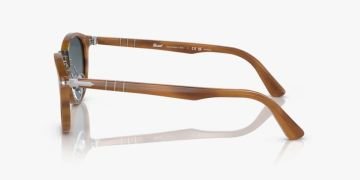 Persol 0PO3108S 960/S3 - Çizgili kahverengi Unisex Güneş Gözlüğü